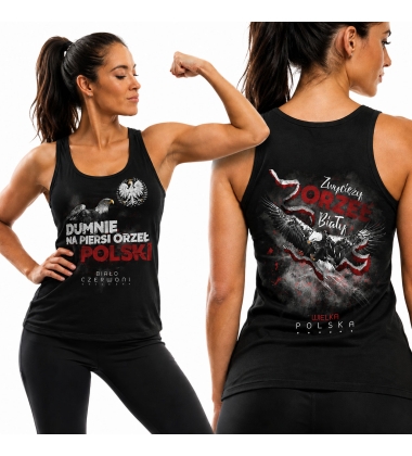Damski tank-top DUMNIE NA PIERSI